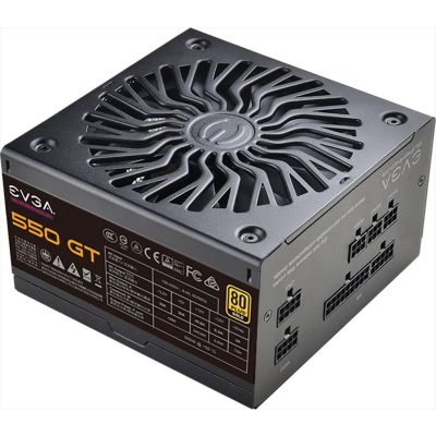 EVGA 550 GT PSU 550W 80 Plus GOLD, MODULAR, 220-GT-0550-Y2