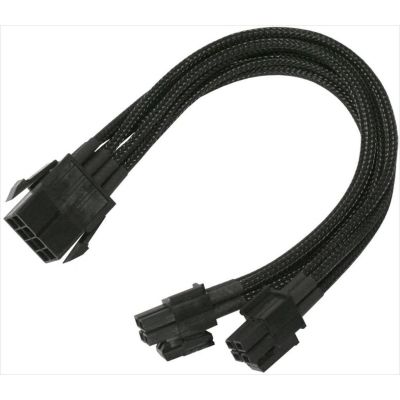 NANOXIA EPS 8-pin 30cm BLACK, NX8PV3E EXTENSION PSU