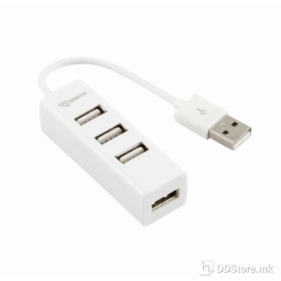 USB HUB 2.0 4-Port SBOX H-204 White