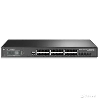 TP-Link Switch 24port Gigabit + 4x10GE SFP Layer 2 Managed TL-SG3428X