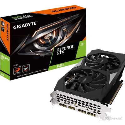 GIGABYTE GeForce GTX 1660 OC 6G – 6GB GDDR5, 192-bit, PCIe 3.0