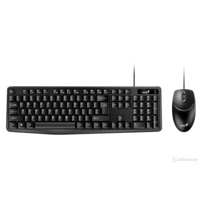 GENIUS KM-170 Black COMBO KEYBOARD AND MOUSE WIRED