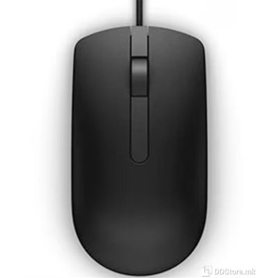 MOUSE WIRED USB DELL MS116 Black BULK