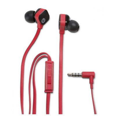 HP Headset InEar Red,P/N:  2AP90AA