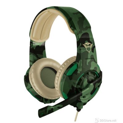 Trust GXT 310C Radius Gaming Headset Green camouflage