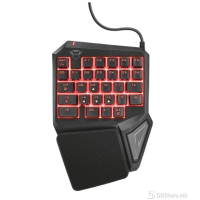 Trust  GXT 888 Assa One Handed Gaming Keyboard