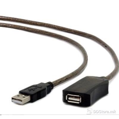 Cable USB Active Extension 10m Gembird Black