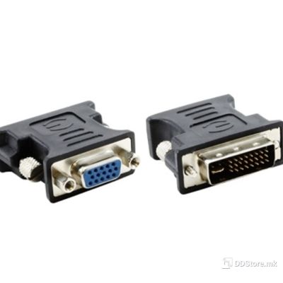 DVI to VGA adapter Gembird Black