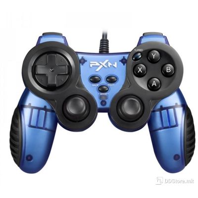 PXN-2901 USB Wired Game Controller Joystick - Blue