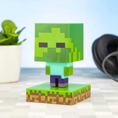 PALADONE MINECRAFT ZOMBIE LIGHT LAMP, GAME FIGURINE PP6592MCFV2