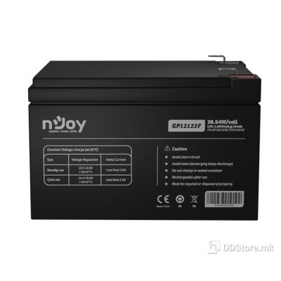 NJOY 12V/12AH GP12122F 38.54W/cell Battery UPS BATTERY