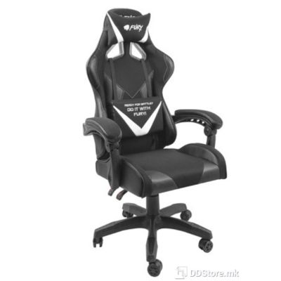 Fury Avenger L Black/White Gaming Chair