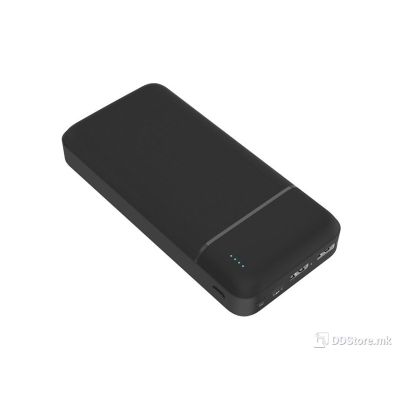 Power Bank Platinet 20000mAh Polymer ABS Texture Black