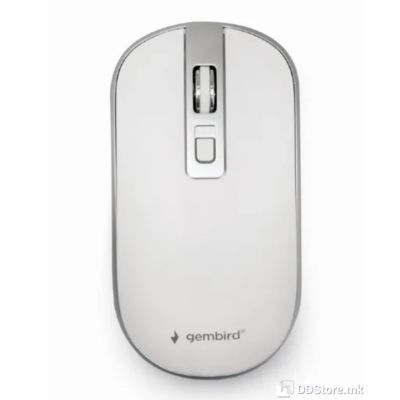 Mouse Gembird Wireless MUSW-4B-06 Optical 1600DPI White/Silver