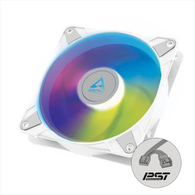 COOLERS CASE FAN 120mm ARCTIC P12 PWM PST A-RGB 0dB 2000 RPM WHITE ACFAN00254A