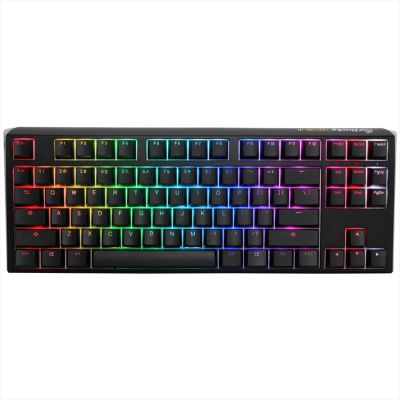 KEYBOARD MECHANICAL DUCKY ONE 3 TKL RGB PBT Double-shot keycaps HOT-SWAPPABLE Cherry MX Blue, Black, DKON2187ST-CUSPDCLAWSC1