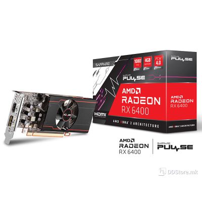 Sapphire PULSE Radeon RX 6400 4GB GDDR6