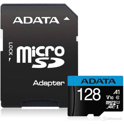 ADATA 128GB microSDHC Class 10 with adapter UHS-I, AUSDX128GUICL10A1-RA1