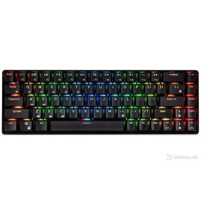 Modecom Volcano LANPARTY RGB BT is a 65% keyboard