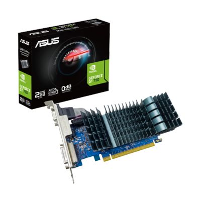 ASUS  GT730-SL-2GD3-BRK-EVO, Passive cooling, NVIDIA GeForce GT 730, PCI 2.0, 2GB DDR3