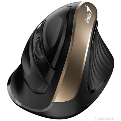 Genius Ergo 8250s Laser mouse, 5 buttons, USB, 1600dpi, Champagne GOLD