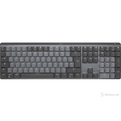 LOGITECH MX MECHANICAL TACTILE QUIET KEYBOARD WIRELESS switch Graphite Logi Bolt, w/Bluetooth, 920-010757